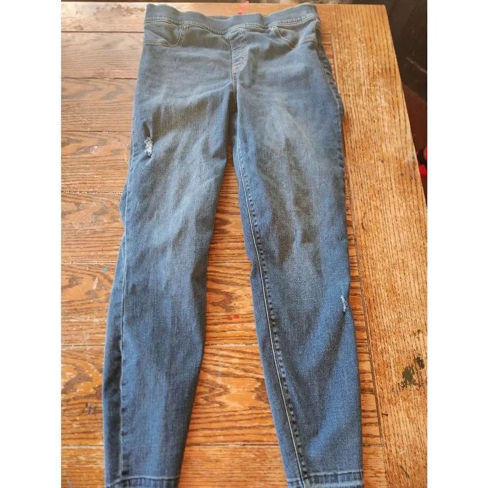 Spanx distressed skinny jeans size XL